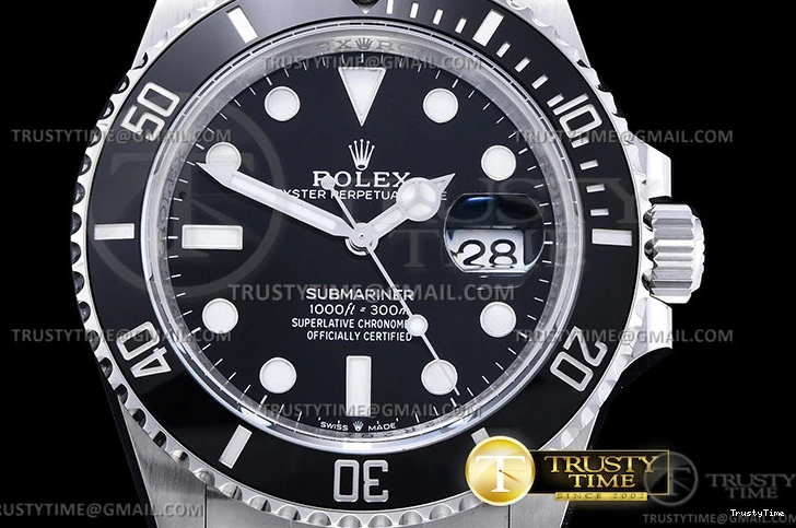 0808 WaterResistant ROLSUB0343A – Submariner 126610LN 41mm 904L SS SS Blk VSF A 1041